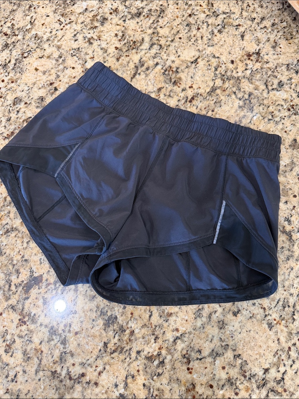 lululemon athletica Black Layered Running Shorts